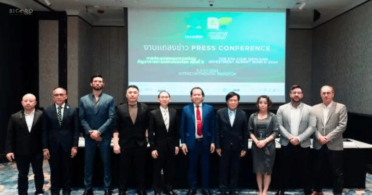 Bicaro Holding Sponsors the 5th CISW MedCann Investment Summit World 2024: Media Press Conference