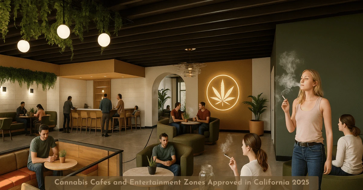 Cannabis Cafes and Entertainment Zones Approved in California 2025
